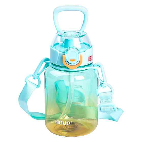 Многоразова пляшка для води 700 мл з трубочкою Київ