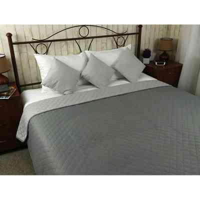 Покривало Руно двостороннє декоративне Grey 150х212 см (360.52У_Grey) Вінниця