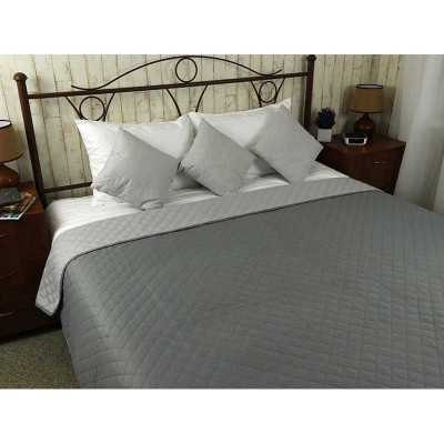 Покрывало Руно двустороннее декоративное Grey 150х212 см (360.52У_Grey) Винница - изображение 1