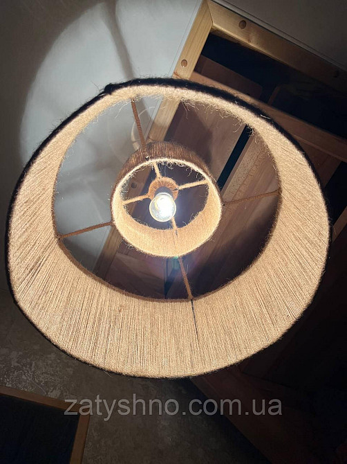 Люстра плетена натуральна Київ - фото 4