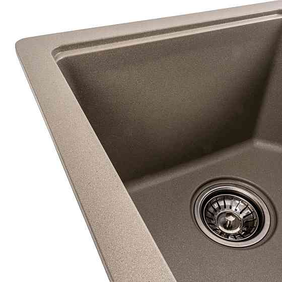 Гранітна мийка для кухні VALESO 7850 HARMONY матовий Титан Коломыя