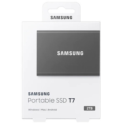 Накопитель SSD USB 3.2 2TB T7 Samsung (MU-PC2T0T/WW) Винница - изображение 3