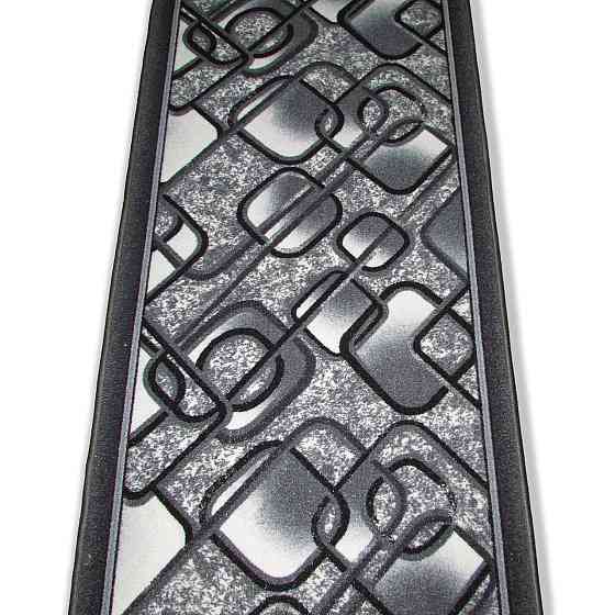 Ковровая дорожка лучшая цена, Чёрный ромб,  Ковёр на отрез 150, 500 Каменское