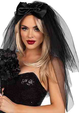 Фата нареченої Leg Avenue Tiered bridal veil O/S Black Sex Aura Київ