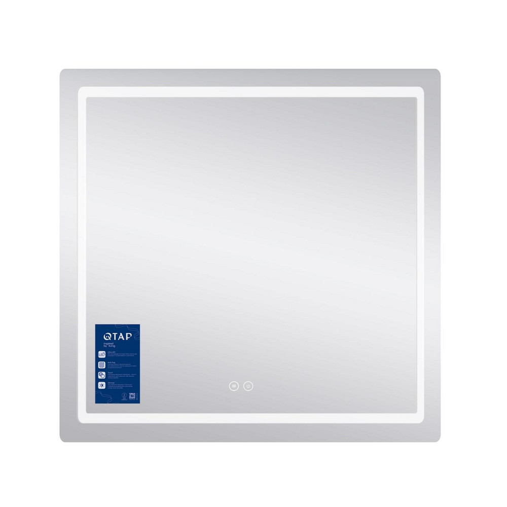 Дзеркало Qtap Mideya (MI2) 700х800 з LED-підсвіткою Touch, з антизапотіванням, димером, регумацію QT2078DCF7080 Київ - фото 7