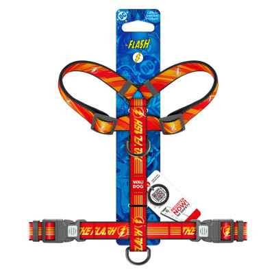 Шлея для собак WAUDOG Nylon H-подібна з QR-паспортом "Флеш Лого", світловідбивна L (345-1083) Вінниця - фото 3