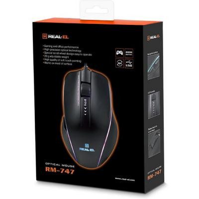 Мышка REAL-EL RM-747 Black Винница - изображение 7