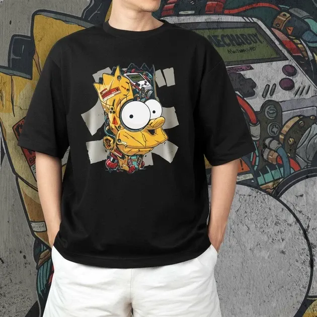 Футболка чоловіча з  принтом Сімпсни Бат Розмір 48 Anime01Розмір 48 Дніпро - фото 3