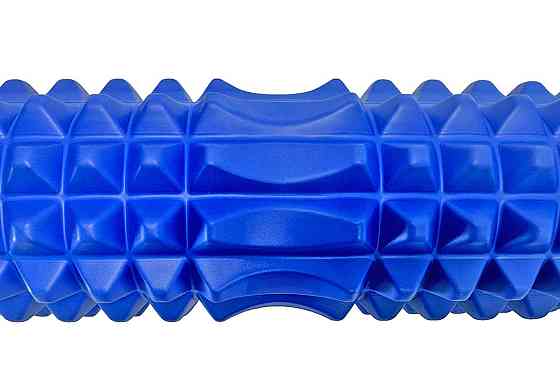 Масажний ролик (роллер) PowerPlay 4406 EVA Massage Roller Синій (45x12см.) Каменское