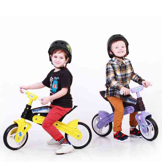 Беговел Real Baby, коричнево-фиолетовый Київ