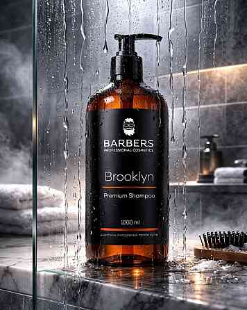 Шампунь для мужчин против перхоти Barbers Brooklyn 1000 мл Киев