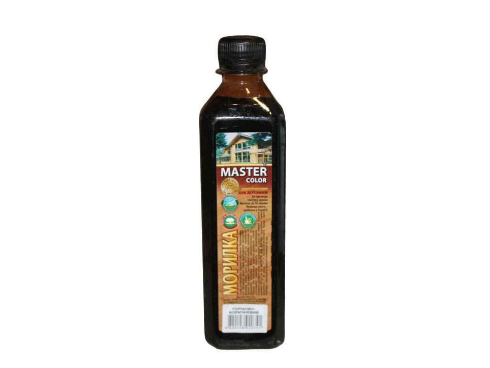Морилка спиртова 0,4л (330г) Горіх коричневий ТМ МASTER COLOR   Solmir Київ - фото 1
