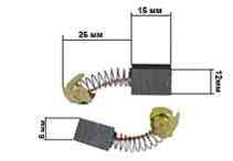 Щетки для электроинструмента 6*12*16 П-образный пятак Мукачево