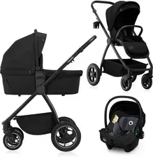 Дитяча коляска Lionelo Meril 3W1 Czarny Głęboko Spacerowy Київ - фото 1