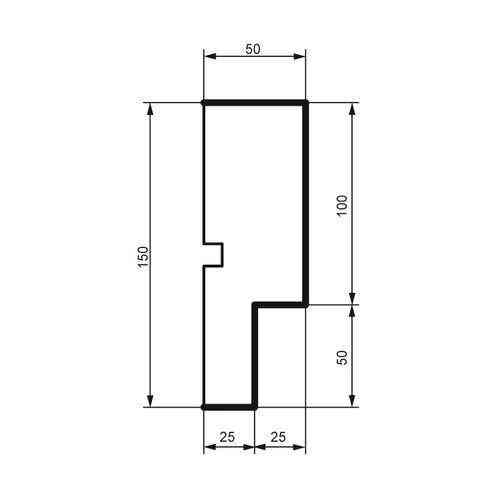 Молдинг фасадный Prestige Decor MC 162 Днепр