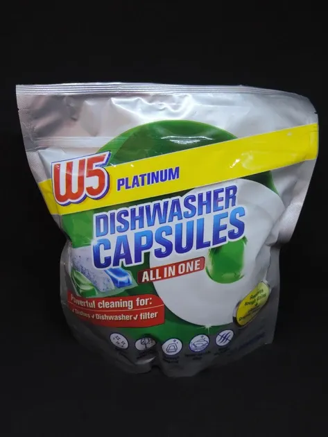 Капсулы для посудомоечных машин W5 Platinum All in One 37 капсул Львов - изображение 1