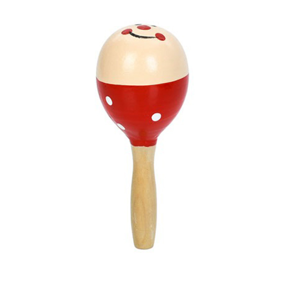 Детская деревянная игрушка Маракас MD 0361-10 размер 12,5 см Винница - изображение 1