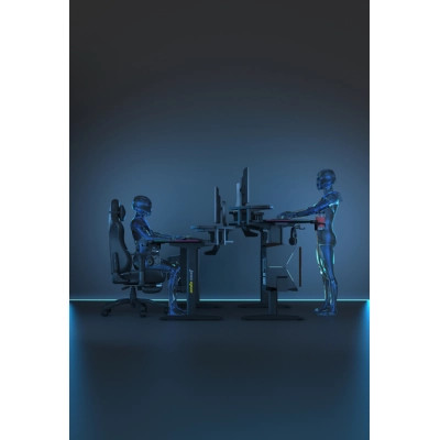 Компьютерный стол Anda Seat Shadow Warrior Black (AD-D-DD1-1600L-02-B) Винница - изображение 7