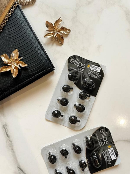 Витамины-масло для волос Ночное сияние с ореховым маслом кукуи и маслом алоэ вера Ellips 8 шт Киев - изображение 3