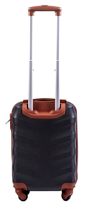 Чемодан пластиковый WINGS 402 микро Черный Киев - изображение 3