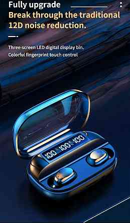 Наушники беспроводные TWS T3 Bluetooth 5.3 + Powerbank Киев