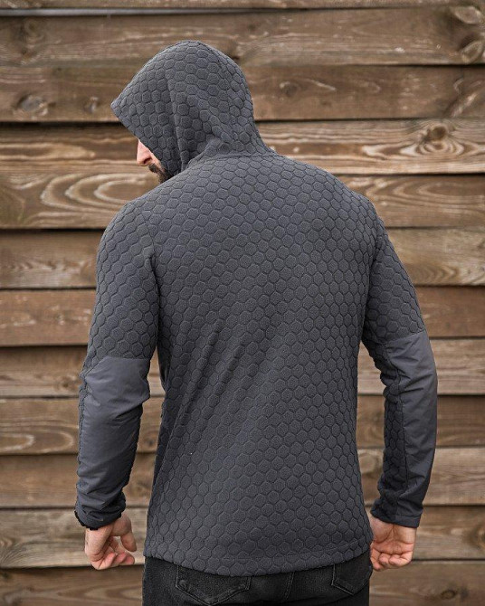 Тактическая флисовка KM URBAN grey ПП8056 Одесса - изображение 5