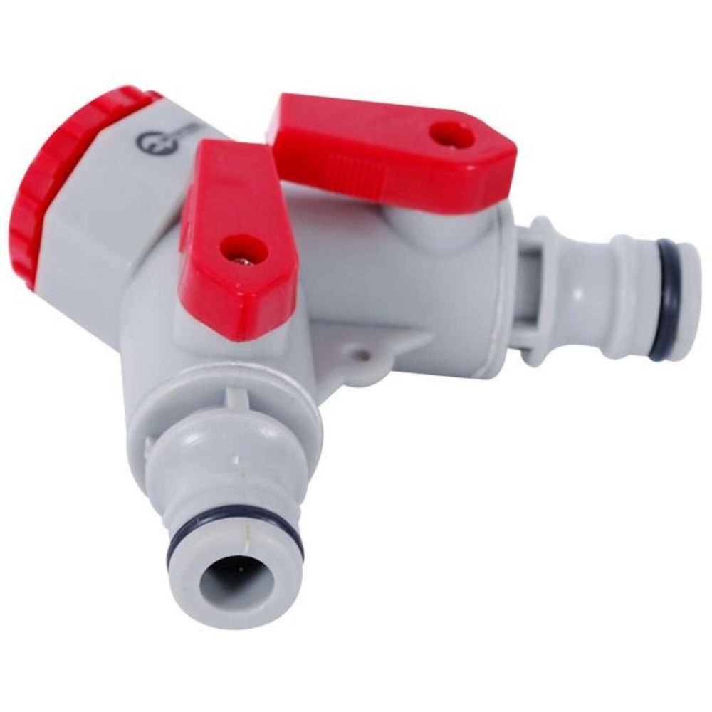 Розподільник 2-канальний з регулюванням кожного каналу 1/2 з внутрішнім різьбленням на вході 1/2; 3/4 Мукачево - фото 1