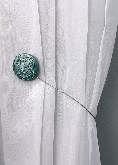 Магниты для штор и гардин Родос набор 2 шт Голубой (81-128) Киев - изображение 2