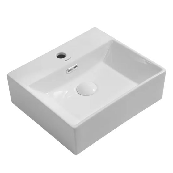 Раковина підвісна Mixxus Premium QUADRO-0205 410х360х130mm з отвором під змішувач та переливом (MP6 ( 28379 ) Харьков