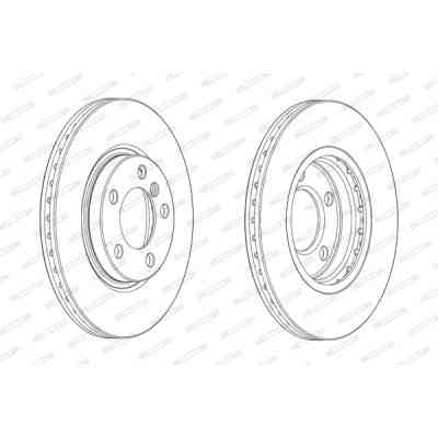 Тормозной диск FERODO DDF2125C Винница