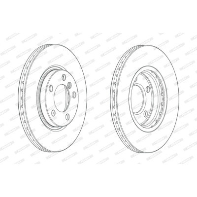 Тормозной диск FERODO DDF2125C Винница - изображение 1