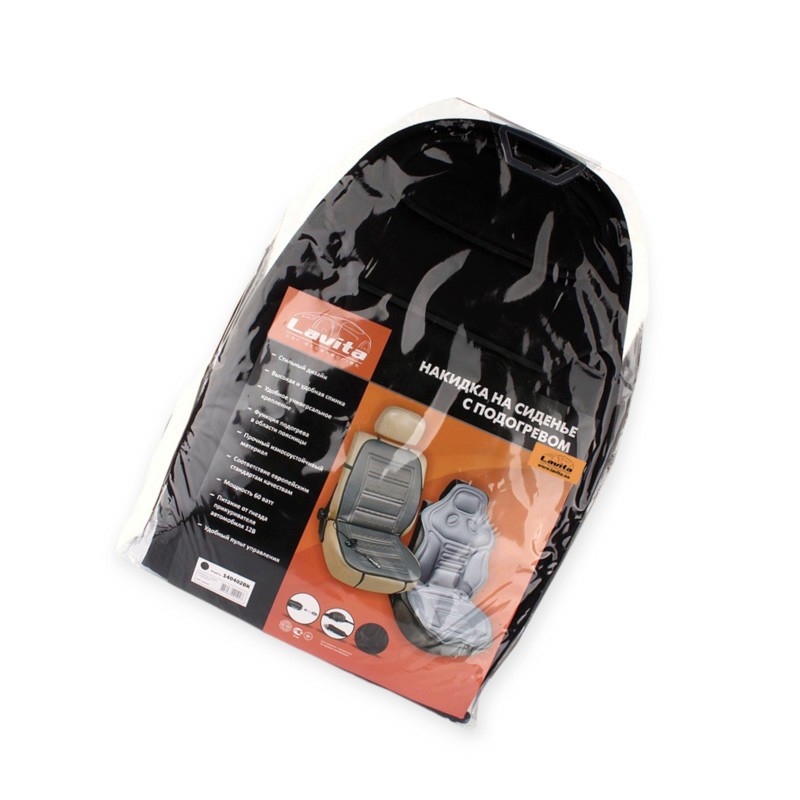 Накидка подогревом сиденья+спинка высокая черная 12в, 48вт, переключ. 3 режима, 117х47см с Мукачево - изображение 4