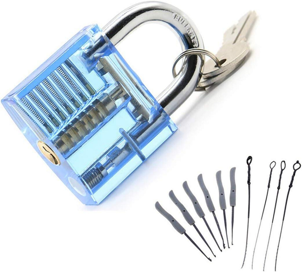 Прозорий замок для тренувань слесаря Київ - фото 1