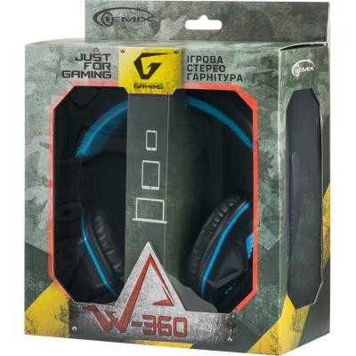 Наушники Gemix W-360 black-blue Винница - изображение 3