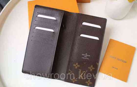 Чоловічий брендовий гаманець (82790) Lux blue Київ