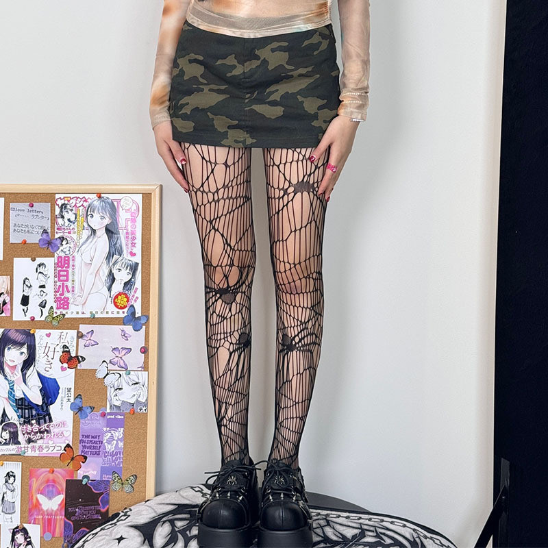 Колготки з павуками та павутиною жіночі one size чорний Київ - фото 3