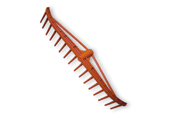 Граблі традиційні для сіна ПВХ - 16 зубців, без держака, KTG116 Київ - фото 1