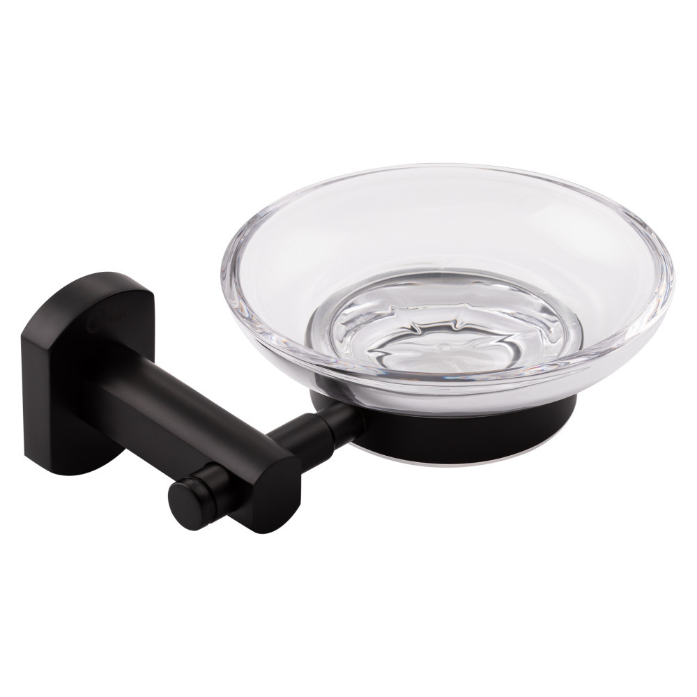 Мильниця Qtap Liberty настінна QTLIBBLM1159 Black Київ - фото 1