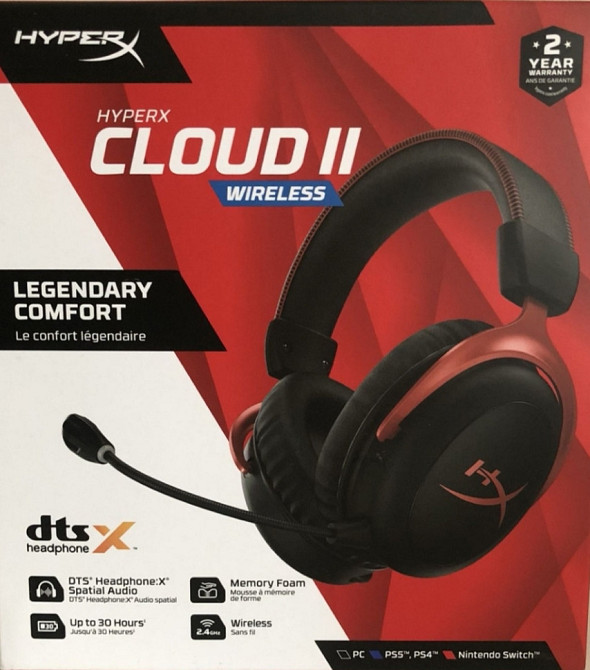 Бездротова ігрова гарнітура Навушники HyperX Cloud II Харків - фото 6