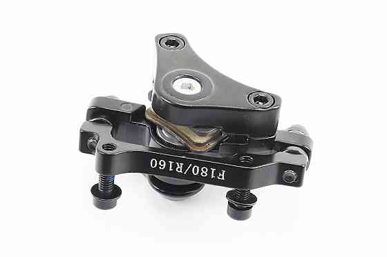 Гальмівний супорт задній (F180/R160мм), чорний DB-06 Киев