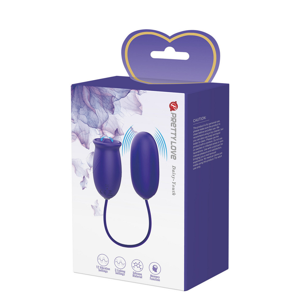 Віброяйце - Pretty Love Daisy-Youth Wireless Egg Blue Sex Aura Київ - фото 8