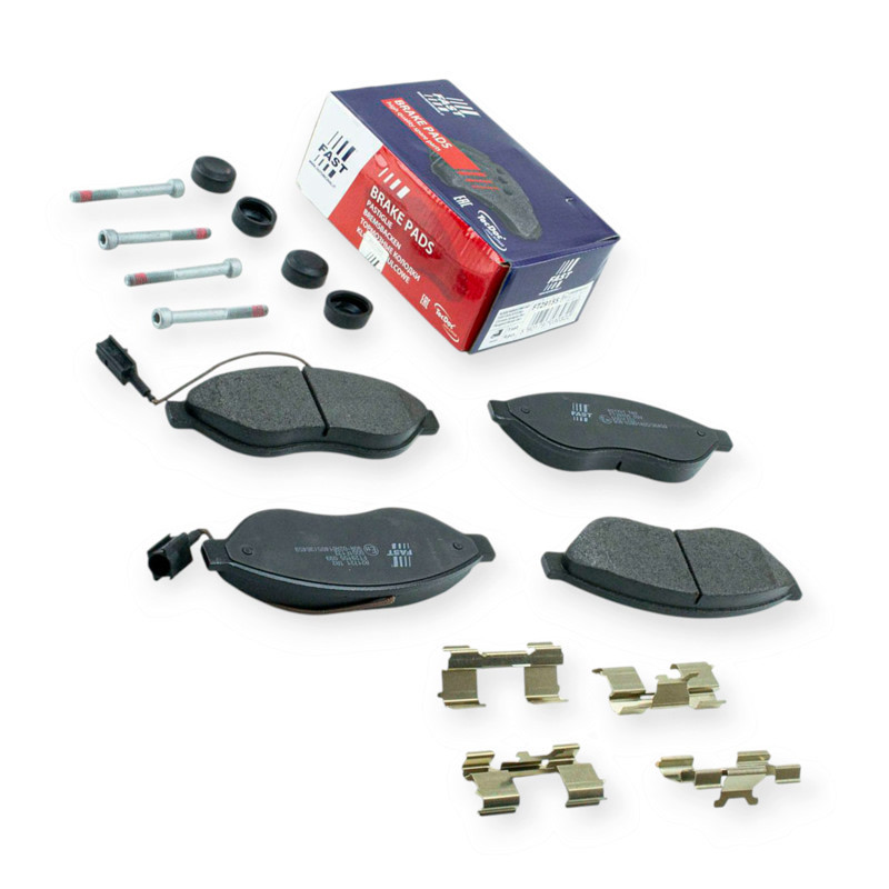 Колодки передние Фиат Ducato-Пежо Боксер 06- (1.1-1.5T) FT29155 тормозные Мукачево - изображение 1