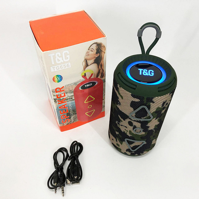 Колонка с ргб подсветкой, Качественная bluetooth колонка Портативная с поддержкой bluetooth HG-94 Львов - изображение 12