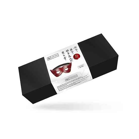 Шкіряна маска на очі Liebe Seele Wine Red Eye Mask Sex Aura Київ