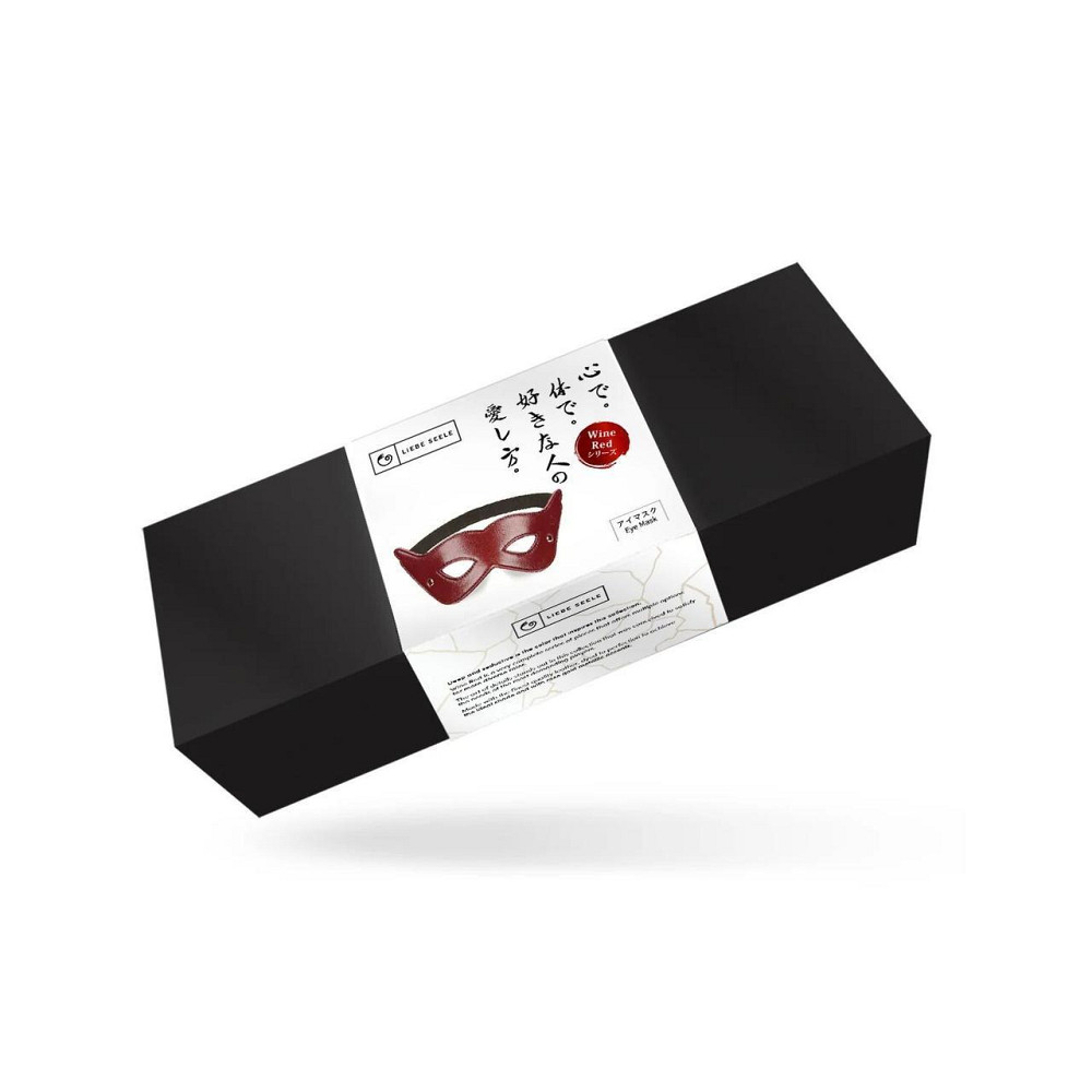 Шкіряна маска на очі Liebe Seele Wine Red Eye Mask Sex Aura Київ - фото 2