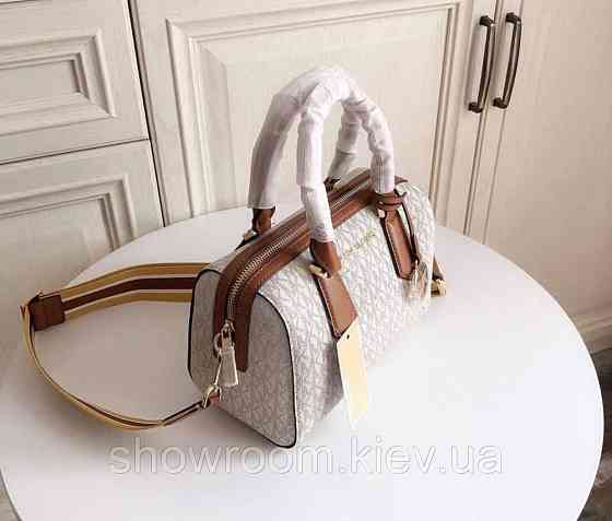 Брендовая женская сумочка саквояж MK Hayes Duffle grey Киев