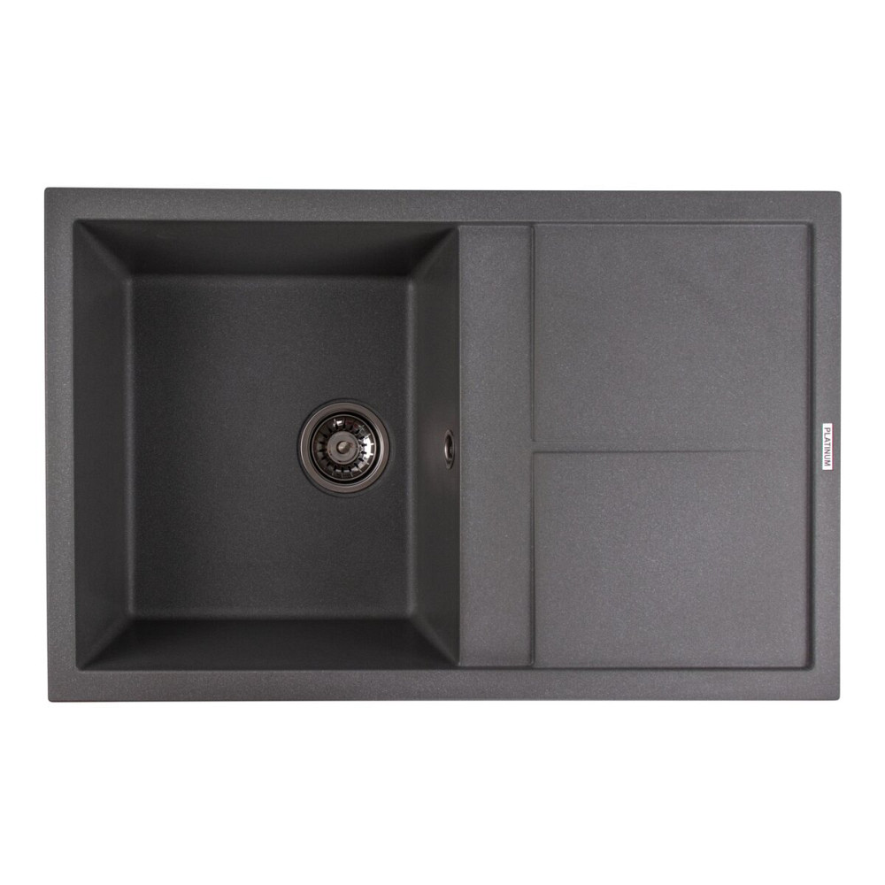 PLATINUM Гранітна мийка для кухні Platinum 7950 Selena матова Сірий мусон Київ - фото 1