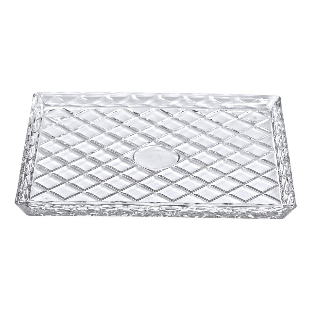 Стеклянне блюдо для закусок Lirmartur 24,5x20,5 см Київ - фото 5