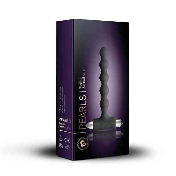 Анальный вибратор Rocks Off Petite Sensations - Pearls Black Sex Aura Киев