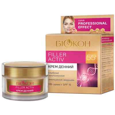 Крем для обличчя Біокон Professional Effect Filler Activ 55+ Денний 50 мл (4820160037342) Вінниця